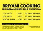 SHEEP (AUSTRALIA): Cook 50% Briyani (PALESTINE)